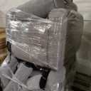 2 Set Sitswell Kasen Glider Recliner - Gray Chenille (Measures 31.89 inches W x 37.8 inches D x 40.16 inches H)