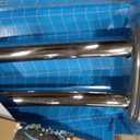 Moen Chrome 60 Inch Adjustable Stainless Steel Double Curve Shower Rod for 5ft Long Shower Tubs, DN2141CH