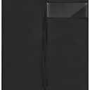 LXLOVESM Garment Bags for Hanging Clothes, 45'' Suit Bag Cover for Storage and Travel, Dress Bags for Gowns Long (Black) 5 Pack