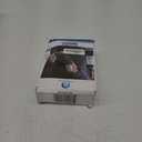 Gravity Electric Pepper and Salt Grinder Set, Battery Operated Pepper Mill with Blue LED Light, One Hand Operation, Flip to Grind, Adjustable Coarseness (Black 2X)