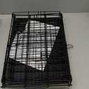 BestPet | Dog Crate | 18" | Black | Foldable Metal Kennel with Single Doors, Secure Slide-Bolt Latches, Leakproof Tray | Portable Dog Cage for Small Breeds | for Travel, Indoor & Outdoor Use