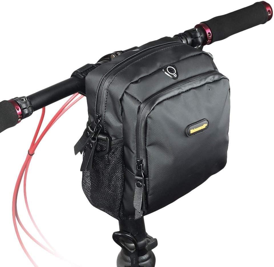 Rhinowalk Bike Handlebar Bag Bike Front Bag Road Bike Bag Bike Frame Bag Bike Basket Bag Bicycle Bag Professional Cycling Accessories-S