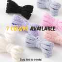 2 x Stepace 2 Pairs Flat Fuzzy Shoe Laces for Sneakers 10mm Wide Thick Shoelaces for Casual Shoes (63Inch(160cm), Off-white)