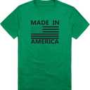 Rapiddominance America Basic Tees (Medium, Kelly)