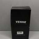 VEHHE Paper Towel Holder Countertop, Black Paper Towel Holder with Spring Activated Arm and Damping Effect, Simply Tear Paper Towel Stand for Bathroom and Kitchen (Black)