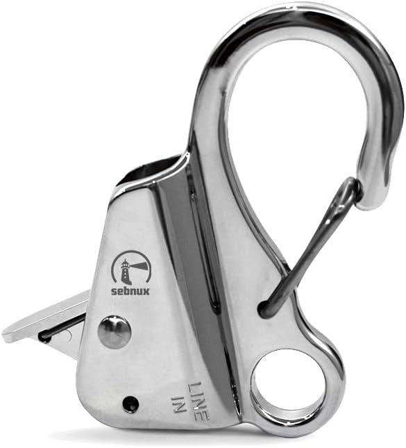Stainless Steel Boat Fender Clip Boat Fender Quick Release Clip Boat Bumper for Docking Ideal for Boat Docking