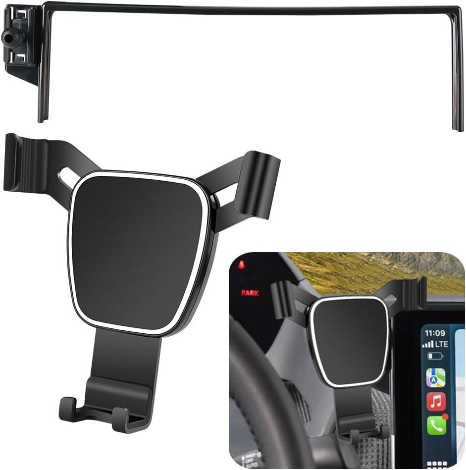 Car Phone Holder for Toyota BZ4X 2023 2024 2025, Subaru Solterra 2023 2024 2025 Auto Accessories Navigation Bracket Interior Decoration Mobile Cell Phone Mount case