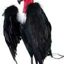Dead Vulture Effigy 18 inch Tall, Deters Turkey & Black Vultures / Buzzards from Roofs, Trees and Cell Towers