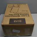 DJAR Large Sketchbox with 3-Drawer Storage, Adjustable Beech Wood Desktop Easel for Painting, Portable Wooden Tabletop Easel for Canvas, Drawing, Art Supplies, Adults, Beginners, Artists, Natural