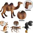 100Piece Set of Animals Figures & Accessories in Storage Container, Medium, Small