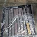 29.5-40.5" Baby Gate for Stairs, Dog Gate for Doorways, Walk Thru Auto Close Metal Baby Safety Gate for The House, Stairs and Doorways, Child Gate Pressure Mounted, Pet Gate for Dog Indoor - Black