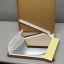 ROYUEXT Bathroom Mirror 14 x 12 Inch, Arched Mirror Wall Mounted Frameless Self Adhesive High Clear Glass Mirrors for Firplace, Entryway, Hallway, Restroom, Salon Decor