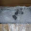 Acrylic Clear Dog Play Pen Indoor, Plastic Puppy Playpen with Door, Clear PlayPen for Dog Cat Rabbit Ferret, Easy Assemble Pen, Preferable Small Cage, 23.6" H, 10PCS, Black