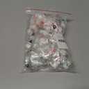 50pcs Snowman Miniatures, Tiny Snowman Ornaments, Mini Christmas Statues for DIY Micro Landscape Crafts, Xmas Home Party Decoration