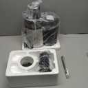 Qcen Juicer Machine, 800W Centrifugal Juicer Extractor with Wide Mouth 3 Feed Chute for Fruit Vegetable, Easy to Clean, Stainless Steel, BPA-free (Black)