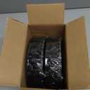 DaYammi 60PCS Black Plastic Plates, Heavy Duty Black Disposable Plates Premium 7.5 inch Dessert Cake Salad Appetizer Plates Hard Plastic Plates Disposable for Party