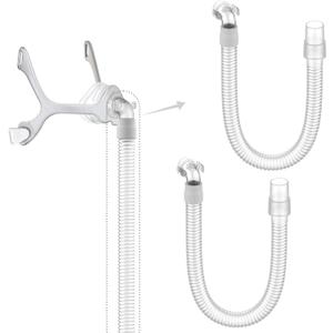 2 Packs Connecting Hose for Wisp, Quick-Release Elbow Swivel Tube Only Compatible with Wisp, Great-Value CPAP Supplies by Medihealer