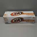 A&W Cream Soda Zero Sugar, 12 fl oz cans, 12 pack
