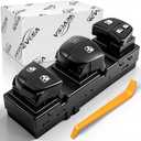 Power Window Switch Driver Side Compatible with Nissan Altima 2013-2025 Sentra 2013-2019 LEAF 2013-2018 Pathfinder 2013-2020 Rogue 2014-2020 Juke 2011-2017 Orange Light Repalce# 25401-3TA5A