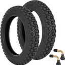 76-305 16X3.0 Fat Tire E-Bike Tires - Heavy Duty 16 Inch 16X3 Bike Tire and Tube/Tubeless Set for Electric Bike Scooter - Non-Foldable - Off-Road All-Terrain Tread - 1/2 Pack - Type: TT/TL