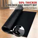 Bike Mat | 6mm Thickness, 30" X 60" Exercise Mats for Treadmill, Rowing Machine, Non-Slip Exercise Equipment Mat for Stationary Spin Bike, Home Gym Workout, Under Mat Protect Hardwood Floor & Carpet