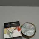 Set of 6 Abstract Marble Coasters with Holder, Absorbent Ceramic Coasters for Drinks, Coasters with Cork Backing for Table Protection, Housewarming Gifts for New Home