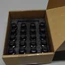 M14x1.5 Extended Lug Bolts  40mm Shank Length, Conical Seat  Compatible with X3 E83 X5 E53 7 Series E6x Aftermarket Wheel Lug Bolts, 20PCS, Black