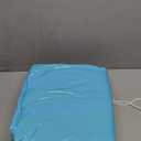 SLOOSH Inflatable Tanning Pool Lounger Float, 85" x 57" Extra Large Pool Floats Adult with Pillow, 4 in 1 Suntan Tub Raft Floatie,Sunbathing Bed Lounge for Water Blow Up Ball Pit, XL-Blue Green