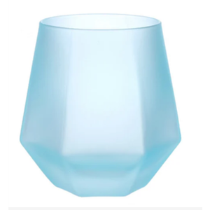 Wine2Go Diamond Silicone Wine Glasses 9oz, 2pack