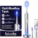Whitening Electric Toothbrush W60 - Oscillating & Sonic Blue Light Technology with Pap Toothpaste for Sensitive Teeth, 2-in-1 Cleaning + Whitening, 180-Day Battery, Smart AI Brushing Modes