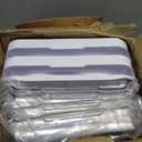 Delamu 2-Tier Multi-Purpose Bathroom Under Sink Organizers and Storage, Stackable Kitchen Pantry Organization, Pull Out Medicine Cabinet Organizer with Movable Dividers, White, 2 Pack