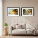 Fixwal 16x24 Picture Frame, Fits 14x20 with Mat or 16x24 Without Mat, Black