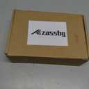 Alzassbg Cabinet Pulls, Matte Black, 5 Inch Hole Centers, Zinc Alloy Square Handles for Kitchen Cabinets and Drawers, 10 Pack, AL0005MB