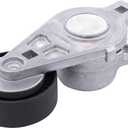 NewYall Drive Belt Tensioner 3.5L 3.7L for Ford Edge Explorer Flex Fusion Police Interceptor Sedan/Utility Taurus Lincoln Continental MKS MKT MKX MKZ Mazda 6 CX-9 Mercury Sable