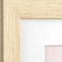 Momentworth 16x24 Frame Set of 3, Natural Wood Grain 16x24 Poster Frame for Gallery Wall Mounting (3 Pack,Natural)