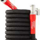 Pocket Hose Silver Bullet 2.0 Expandable Garden Hose 50-FT with Turbo Shot Nozzle, AS-SEEN-ON-TV, Lead-Free, Solid Aluminum Connectors, Easy On/Off Valve, Kink-Free, Leak-Proof