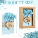 Demissle 30 Pcs Mini Scented Soap Party Favor Gifts Baby Shower Favors Handmade Flower Soap Party Favors for Guest with Thank You Tag for Wedding Bridal Shower Gender Reveal Gift(Blue,Fresh)