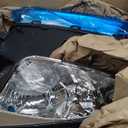 2005-2007 Ford Focus Headlight Assembly for 2005 2006 2007 Ford Focus Clear Lens Chrome Housing with Clear Reflector Headlamp Replacement Left and Right Pair