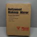 COOLJEEN Makeup Mirror Vanity Mirror with Lights - 12 Led Bulbs Lighted Hollywood Mirror, 10X Magnification,3 Color Modes, Touch Control, Women Gift (White)