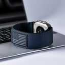 Tefeca Fortitude Series USA Flag Ultrawide Band Compatible with Apple Watch Ultra 2/Ultra 49mm, Series 10 46mm, Series 9/8/7 45mm, SE2/SE/6/5/4 44mm (Onyx)