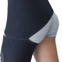 Hip Brace for Sciatica Pain Relief - Compression Support Wrap for Thigh Injury, Pulled Groin Muscles, Lower Back Pain, Hip Fler Strain, Hamstring Pull, Sacroiliac SI Joint, Sciatic Nerve, Labral Tear - Stabilizer for Men, Women (Black)
