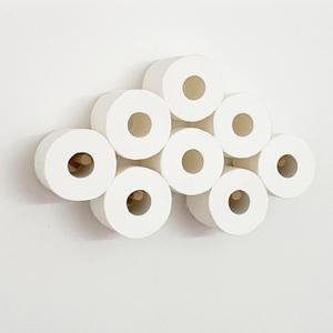 Cloud Paper Holder, Space-Saving Cute Decor 4-13 Rolls Toilet Paper Hold Wood Artistic Decoration for Toilet Kitchen Bathroom bar Restaurant Indoor Decor (Normal Rolls (4 Inch D))