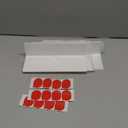 IEEK 9 Inch Acrylic Floating Shelves Set of 4,Small Wall Display Shelf for Bluetooth Speakers/Security Cameras/Nintendo Switch/Action Figures,Damage-Free Wall Shelves Stick-On Shelf,White (White With Adhesive Tape)