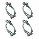 4 Sets Metal Ring Firmly to Frame MTB Bike Cable Guide Brake Cable Shift Cable Derailleur Cable Base Guide Clip Fitting Line Tube Housing Durable