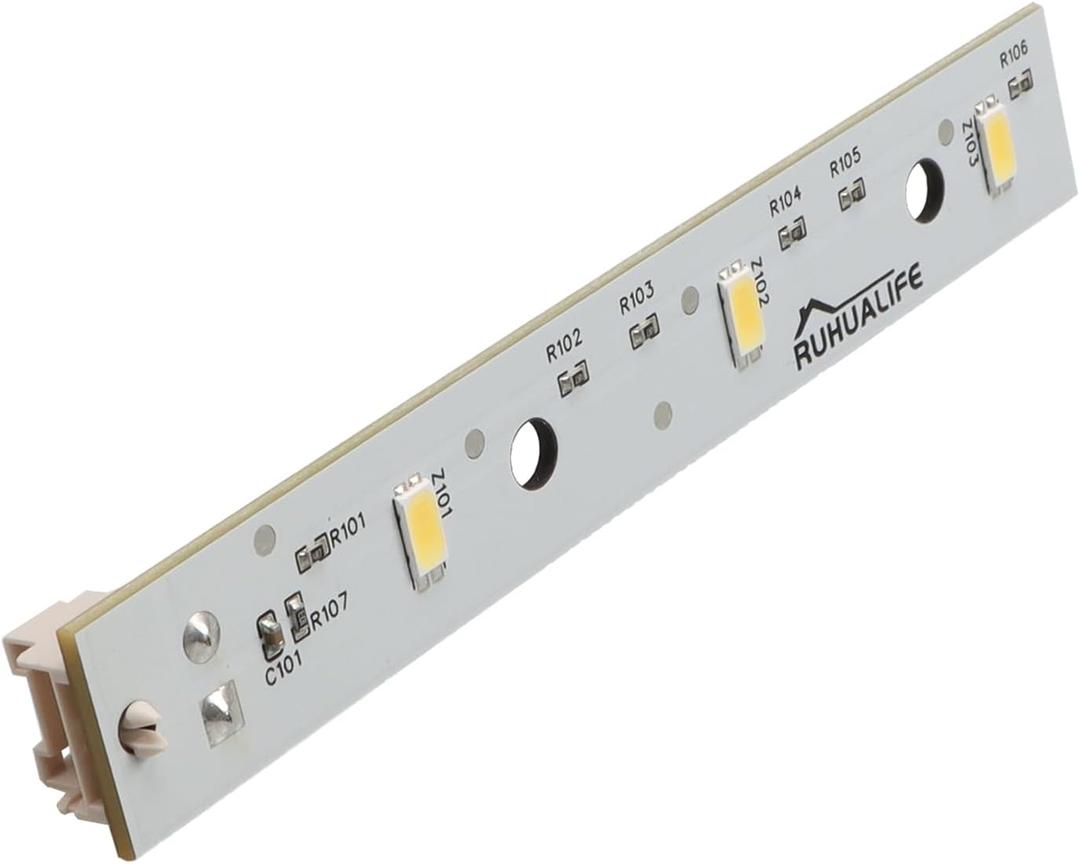 Refrigerator LED Light Board Compatible with GE Refrigerator Replace# WR55X26671, Freezer Light Bulb, Refrigerator Light Bulb Fit For GE Side By Side Models