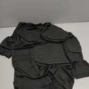 Padded Compression Shirt, Short Sleeve Football Protection Gear, Small