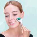 Derma Roller for Face and Body - Angel Kiss 4 in 1 Titanium Microneedling Roller Kit Micro Needle Microneedle Roller, 300 and 720 Needles 0.25mm,1200 Needle 0.3mm, Microdermabrasion Roller Men Women