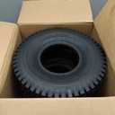 15x6.00-6 Tire and Inner Tube Set, TR-13 Straight Valve Stem, Replacement Riding Mower Front Wheel Assembly, Pack of 2 