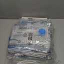 Amazon Basics Vacuum Storage Bags for Clothes, Compression Space Saving Storage Bags with Hand Pump, Reusable, Heavy-Duty Seal Protection, Multiple Sizes, White, 15-Pack