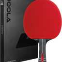 JOOLA Table Tennis Bat Infinity ITTF Approved Professional Carbon Table Tennis Bat for Advanced Players - with High-Tech Fibre, 7-Layer Bat Blade (zyramid)